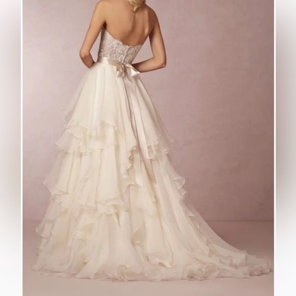 SOLD Watters Bridal WEDDING SKIRT “PRIYA” TAGS GORGEOUS FLOWY ORIG $1500 SOLD - Picture 2 of 9